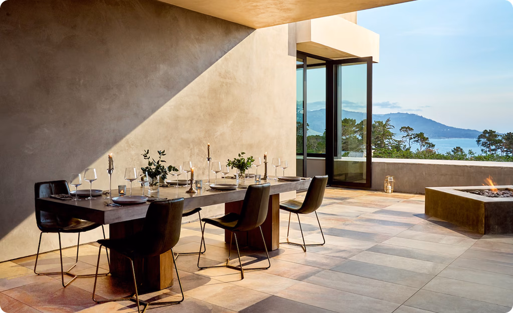 Thoughtfully designed rental interior